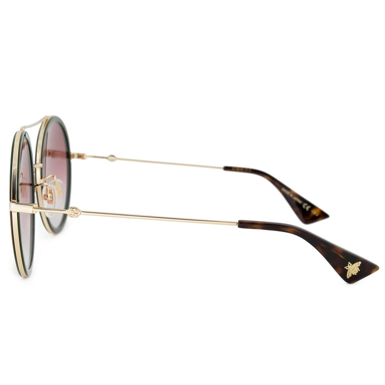 GUCCI GG0061S ブラウン サングラス Gucci™ GG0061S Round Sunglasses | EyeOns.com
