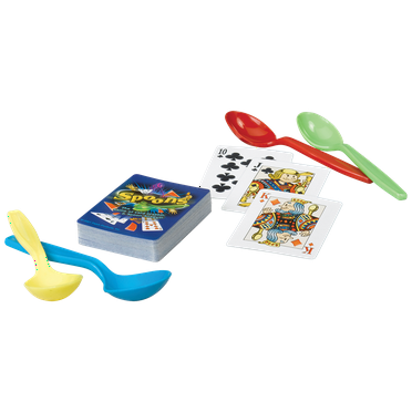 PlayMonster Spoons Card Game for Kids and Adults, 3-5 Multi-Player Card Game, Ages 7 