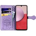 thumbnail image 2 of for Samsung Galaxy A14 5G Case PU Leather Flip Wallet, Cat Dog Cartoon Cute Style with ID Card Holder Phone Cover Case for Samsung Galaxy A14 5G MG Purple, 2 of 5