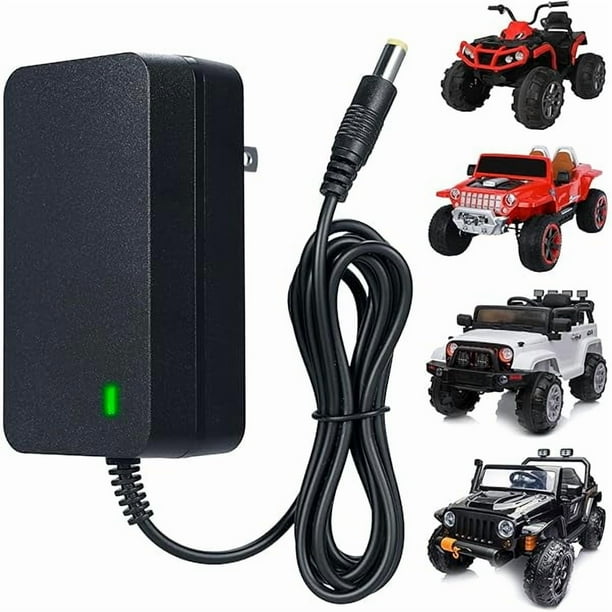 HAYAN24V Battery Charger for Ride on Toys,24V Charger for Ride on Car Best Choice Products SUV Powered Accessories,24 Volt Kids Battery Charger with Charging Indicator Light for Baby Carriage Ride Toy