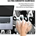 thumbnail image 5 of Black and White Mouse Pad 31.5”x11.8” Geometric Design Extended Large Mousepad Keyboard Mouse Mat Desk Pad Non-Slip Rubber Base Stitched Edge Large XXL Mousepad for Gaming Laptop Computer Desktop, 5 of 6