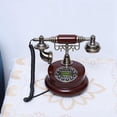 thumbnail image 3 of Ccdes Teléfono Fijo con Cable, Retro Vintage Teléfono, FSK/DTMF Dual Sistema, Función de Pausa/Rellamada, Antideslizante Base Decoración para Hogar Hotel Oficina, 3 of 8