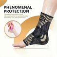 thumbnail image 2 of Copper Ankle Brace Support for Men & Women (Pair), Best Ankle Compression Sleeve Socks for Sprained Ankle, Achilles Tendon, Sports, 2 of 5