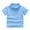 Light blue, variant on fatyb Girls Boys Collar Shirts Cotton Shorts Sleeve Uniform Tops Solid Color School Shirts for Kids