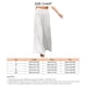 thumbnail image 5 of Pantalones de verano para mujer costuras cómodas de color sólido pantalones de pierna ancha para mujer cintura alta para correr para uso diario ANGGREK Otros, 5 of 5