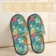 thumbnail image 2 of Fotbe Pineapple Pantuflas Peludas para Mujer con Estampado, Zapatillas de Peluche, Zapatos de Invierno para Casa, Uso Interior y Exterior-Medium, 2 of 8
