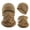Brown, variant on SYMOID Windproof Winter Beanie & Neck Gaiter Set, 2-Piece Thermal Fleece Hat & Warmer with Reflective Strip for Men Women,Size Free Size