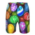 thumbnail image 3 of Logiee Colorful Easter Eggs1 Print Mens Swim Trunks Quick Dry Board Shorts,Breathable Hawaii Beach Shorts Swimwear Bathing Suits-X-Large, 3 of 6