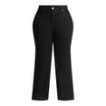 thumbnail image 5 of Terra & Sky Women's Plus Size High Rise Flare Jeans, 30" Inseam, Sizes 16W-28W, 5 of 5