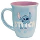 thumbnail image 1 of Tarro de Cerámica Iridiscente Bitono, Diseño Stitch, Disney Clásicos, Taza Bebidas Calientes, Capacidad 470 ml, Azul, 1 of 4