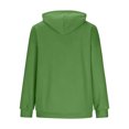 thumbnail image 5 of Lenago Plain Hoodies For Women, Sweatshirts Casual Long Sleeve Solid Color Women Hoodie, Fashionable Loose Women Hoodies Pullover,Hooded Sweatshirt With Front Pocket Lightweight Tops & Blouses US4-12, 5 of 6