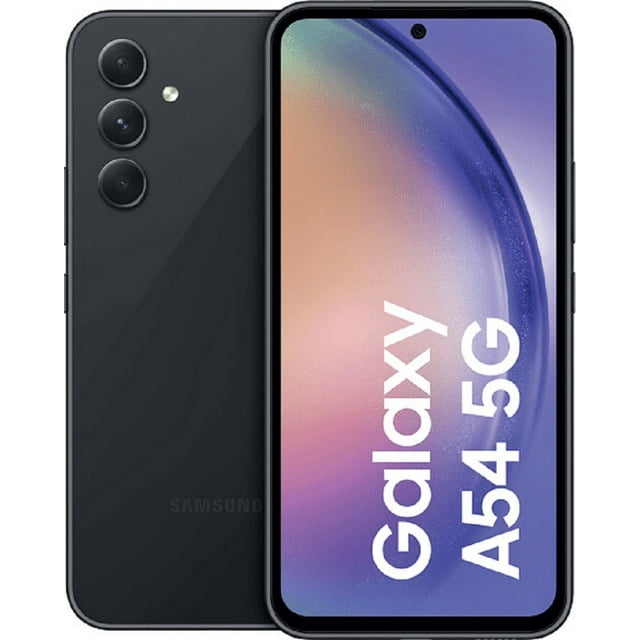 Refurbished Samsung Galaxy A54 5G - 256GB – Black – 50MP Triple Rear & 32MP Front Camera - Fully Unlocked Smartphone - Excellent Condition