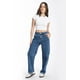 thumbnail image 1 of Jeans tipo barrel Juvenil, 6855 (Mezclilla tono medio) azul 1, 1 of 3