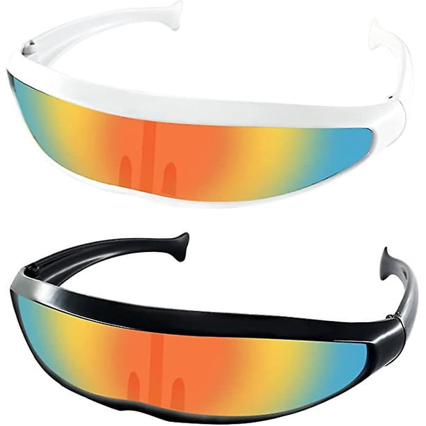 gafas de sol futuristas, gafas espaciales, juego de gafas alienígenas, gafas de fiesta, gafas divertidas