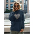 thumbnail image 2 of I Love You Baby Heart Hoodie Women -Image by Shutterstock, Female Medium, 2 of 4