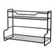 thumbnail image 1 of Estante de almacenamiento para el hogar, organizador multifunción para tocador de baño, especiero para cocina Negro, 1 of 7
