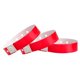 thumbnail image 1 of Pulseras de plástico rojo neón WristCo - Paquete de 100 pulseras para eventos, 1 of 1