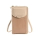 thumbnail image 2 of Bolso bandolera pequeño para teléfono móvil, monedero con ranuras para tarjetas de crédito para mujer cc, 2 of 7