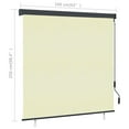 thumbnail image 6 of vidaXL Roller Blind Window Shade with Hand Crank Blackout Blind for Office, 6 of 71