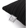 thumbnail image 2 of Sherry Kline Island Breeze Indoor/Outdoor Square Filled Pillow Black 18"x 18" Set of 2, 2 of 3