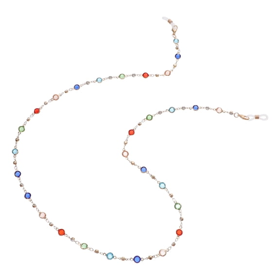 Glasses Chain Hanging Eyeglass Lanyard Face Covering Holder Rhinestones Lanyards Miss Colorful
