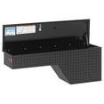 thumbnail image 2 of Weather Guard Tool Box 172-5-01 Pork Chop; Wheel-Well; Single Lid; Diamond Tread; Black; Aluminum; Driver Side, 2 of 3