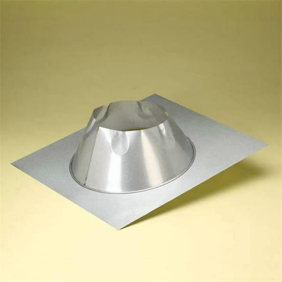 M & G Duravent 6DP-F6 6 Inch  Dura-Vent Dura/plus Flashing 0/12-6/12  Galvalume  Storm Collar Not Included