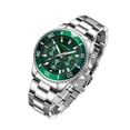 thumbnail image 4 of Reloj para hombre Reloj con pantalla de fecha y hora Reloj de pulsera Estilo deportivo Reloj de cuarzo preciso Reloj de pulsera para hombre, Verde Inevent EL003018-01B, 4 of 7