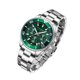 thumbnail image 4 of Reloj para hombre Reloj con pantalla de fecha y hora Reloj de pulsera Estilo deportivo Reloj de cuarzo preciso Reloj de pulsera para hombre, Verde Inevent EL003018-01B, 4 of 7