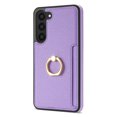 thumbnail image 5 of Allytech Galaxy S23 Wallet Case, S23 Cover Case, Premium PU Leather Cash Pocket [Not for Cards] Slim Fit Lightweight Shockproof Anti-Scratch Drop Proof Phone Case Cover for Samsung Galaxy S23 -Purple, 5 of 8