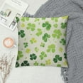 thumbnail image 2 of Nawypu  St Patricks Day Decorations Pillow Covers,Lucky Shamrock Clover Pillows Decorative Throw Pillow Covers,Spring Happy Holiday Farmhouse Decor Cushion Case for Home Couch Sofa, 2 of 5