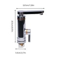 thumbnail image 2 of 110V Electric Instant Hot Water Heater Shower Kitchen Tap Faucet Digital Display for Kitchens, Bathrooms, 2 of 24