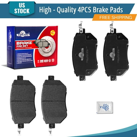 YXPCARS D969: 4PCS Front Ceramic Brake Pads for Nissan Murano Maxima Altima Infiniti FX35 FX45