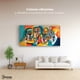 thumbnail image 3 of Cuadro Decorativo Canvas Rostros Modernos 140x70 Canvas Revolution, 3 of 4