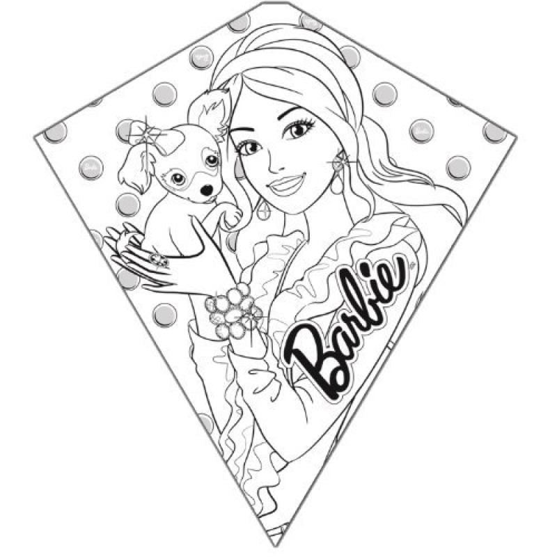 X Kites Barbie ColorMeKite 26 Inches Tall