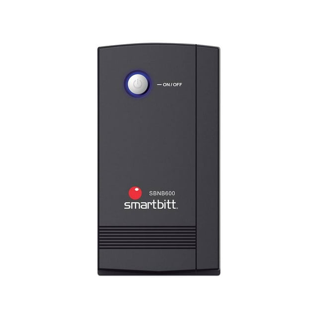 UPS No-Break SmartBitt SBNB600 de 600VA/300Watts con 4 contactos. Smartbitt SBNB600