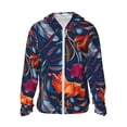 thumbnail image 1 of Fotbe Tropical Flower Chaqueta con Protección Solar UPF 50+ para Hombre y Mujer, Camisa con Capucha y Bolsillos-X-Large, 1 of 7