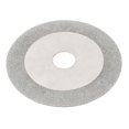 thumbnail image 1 of Disco de corte y molienda de diamante para azulejos de vidrio redondo de 100 mm x 20 mm x 18 mm tono plateado, 1 of 2