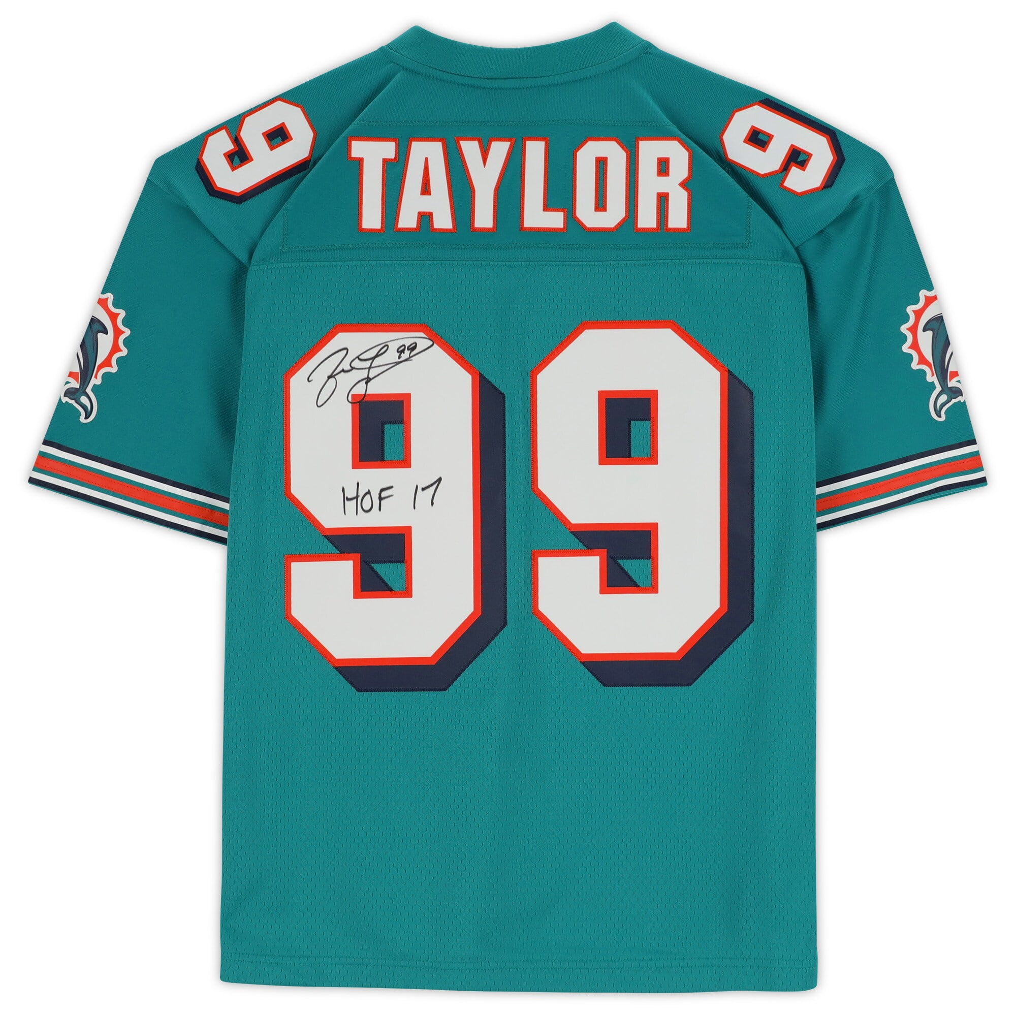 Officially Licensed NFL Miami Dolphins Aqua Legacy Jersey