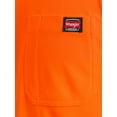 thumbnail image 4 of Wrangler Workwear Men's Long Sleeve Performance Work Pocket T-Shirt, Size S-3XL (Men's and Big Men's), 4 of 7