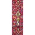 thumbnail image 1 of Unique Loom Sedona Over-Dyed Tribal Rug 2' 2 x 6' 7 Runner Pink/Beige, 1 of 2