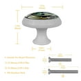 thumbnail image 5 of Snail Fluorescent Drawer Pulls with Screws: Round Knobs, 4-Pack, Glow-in-the-Dark, Suitable for Cabinets, Wardrobes, Dressers - Furniture Decor, 5 of 6