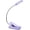 Purple, variant on Book Light for Reading in Bed , 7 Reading Light with 9-Level Warm Cool White Daylight, Eye Care Lamp with Power for Bookworms (Purple)