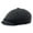 black, variant on Men's Casual Hat Solid Color Cotton Cat Hat Autumn And Winter Warm Hat, Old Man Hat, Bending Tongue Hat Forward Hat