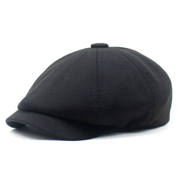 SikaFu Men's Casual Hat Solid Color Cotton Cat Hat Autumn And Winter Warm Hat, Old Man Hat, Bending Tongue Hat Forward Hat