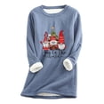 thumbnail image 2 of DPTALR Chandail d'Hiver Décontracté en Peluche à Manches Longues Col Rond pour Femmes, 2 of 4