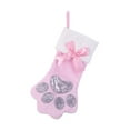 thumbnail image 2 of Dengjunhu Dog Cat Paw Christmas Stockings, Plush Hanging Socks for Holiday and Christmas Decorations, 2 of 7