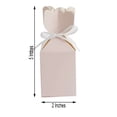 thumbnail image 3 of Efavormart 25 Pack Blush Vase Shape Favor Boxes With Satin Ribbons Cardboard Wedding Gift Boxes, 3 of 11