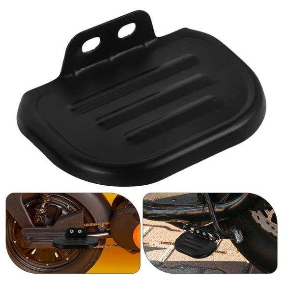 LEORX 1 Pair Folding E Bike Pegs Aluminum Alloy Black Rear Seat Footrest for Electric Bike Cyclists