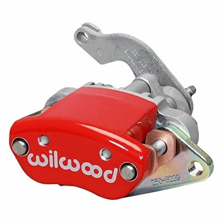 Wilwood Caliper-MC4 Mechanical-R/H - Red w/ Logo 1.19in Piston .81in Disc
